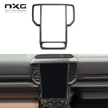 ABS Carbon Fibre Style Infotainment Screen Air Vent Panel to suit Next Gen Ranger / EverestInteriorNXG