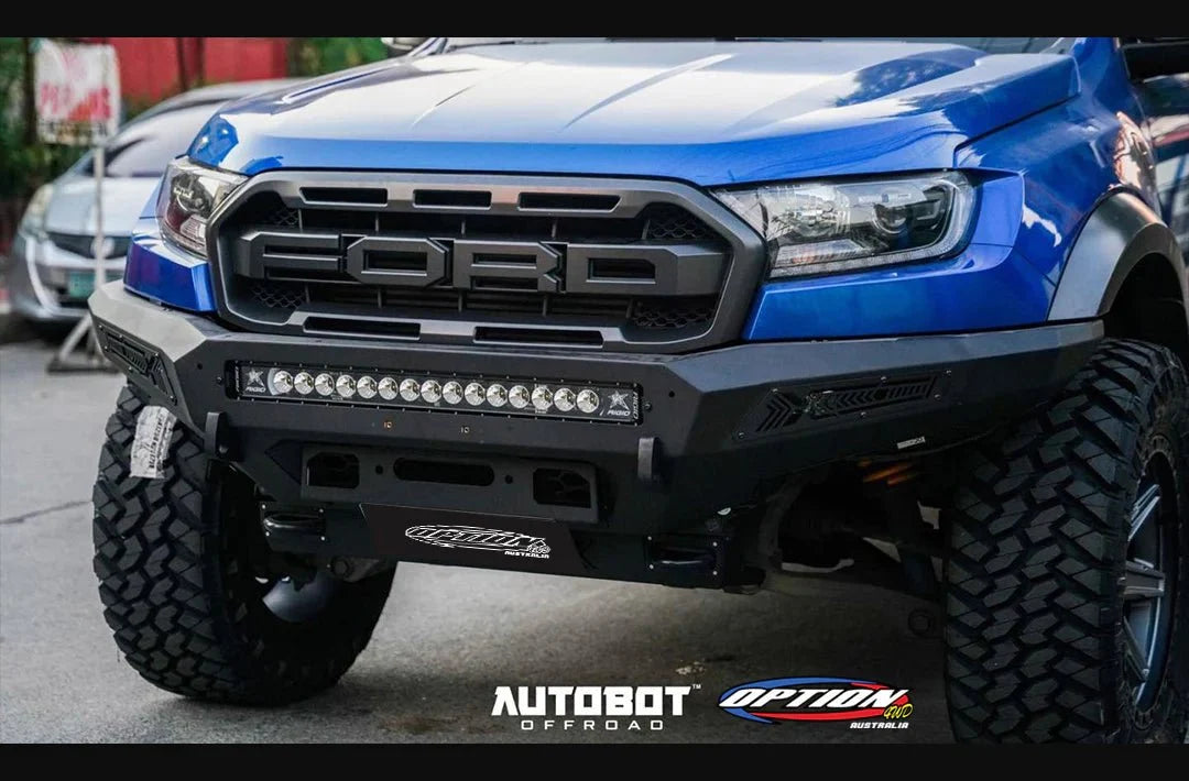 Option 4WD Option X bull bar for the Ford Ranger Raptor Gen 1