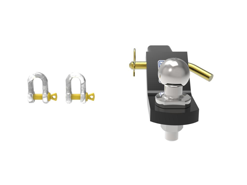 Hayman Reese towball mount, side view