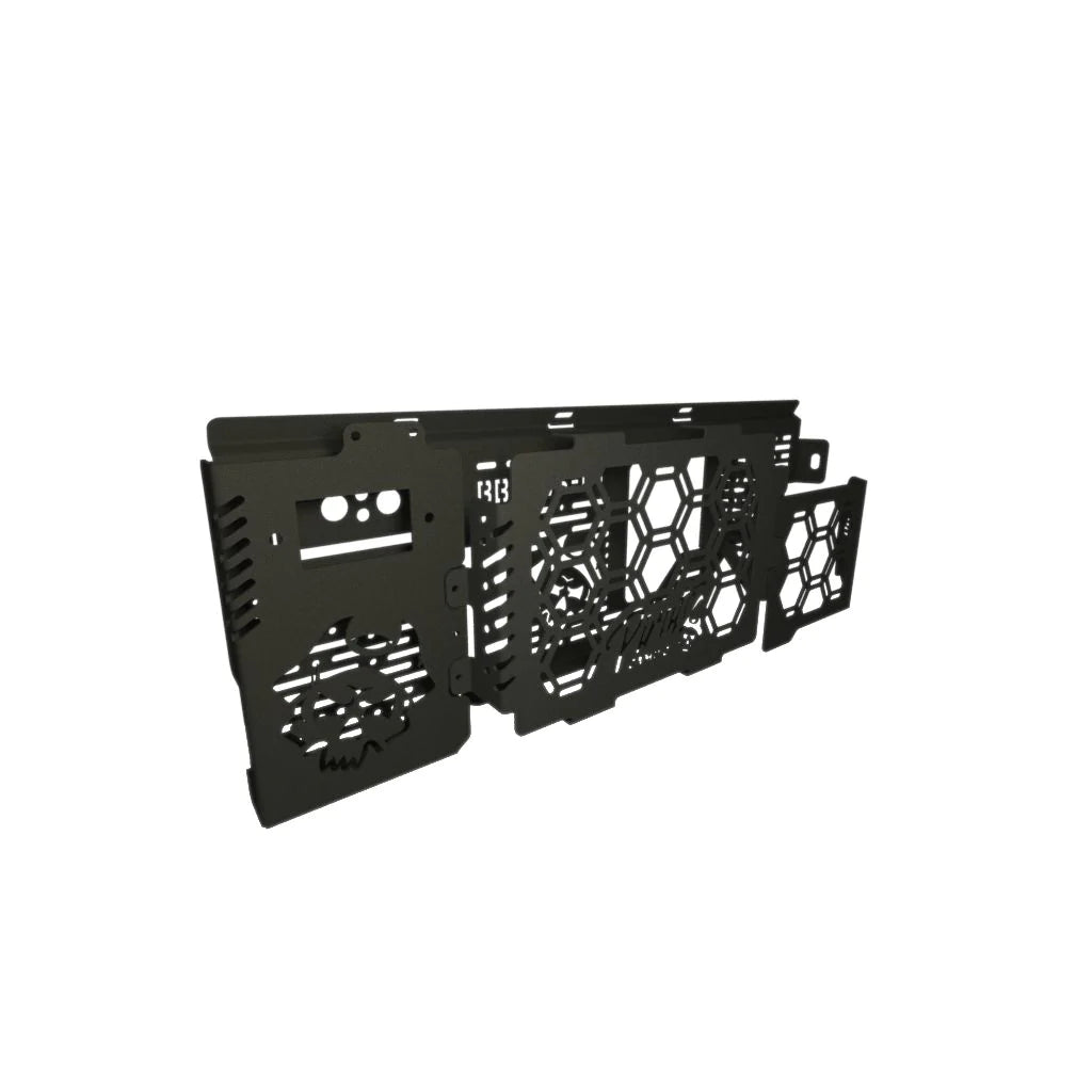 150Ah Tub Battery Mount on the Next Gen Ford Ranger & Raptor, side view