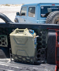 20L JERRY CAN HOLDER TUB MOUNT TO SUIT SPRAY IN TUB LINER FOR NEXT GEN FORD RANGER OR RAPTOR 2022+StorageNXG
