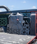 20L JERRY CAN HOLDER TUB MOUNT TO SUIT SPRAY IN TUB LINER FOR NEXT GEN FORD RANGER OR RAPTOR 2022+StorageNXG
