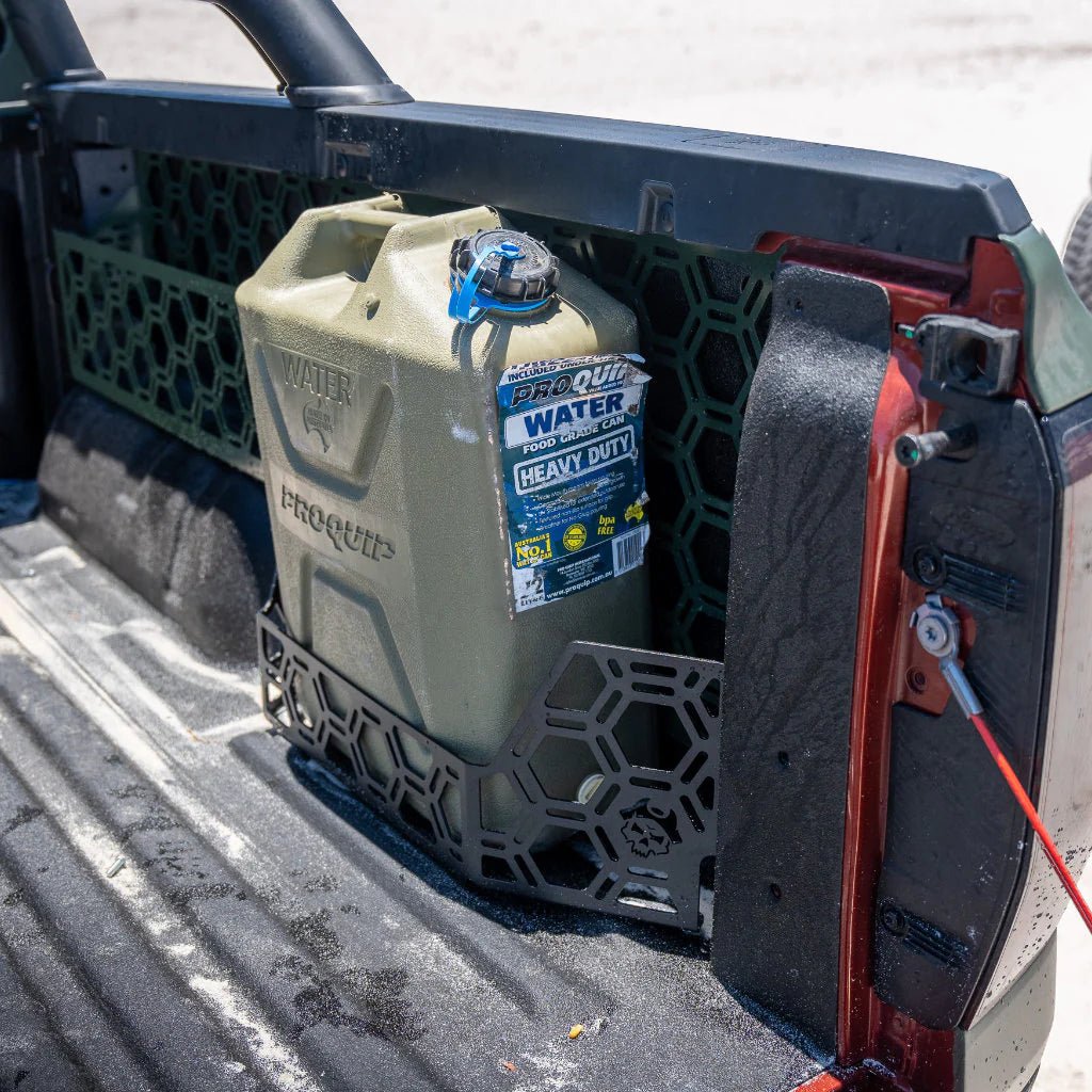 20L Jerry Can Tub Mount on the Next Gen Ford Ranger & Raptor, in the box