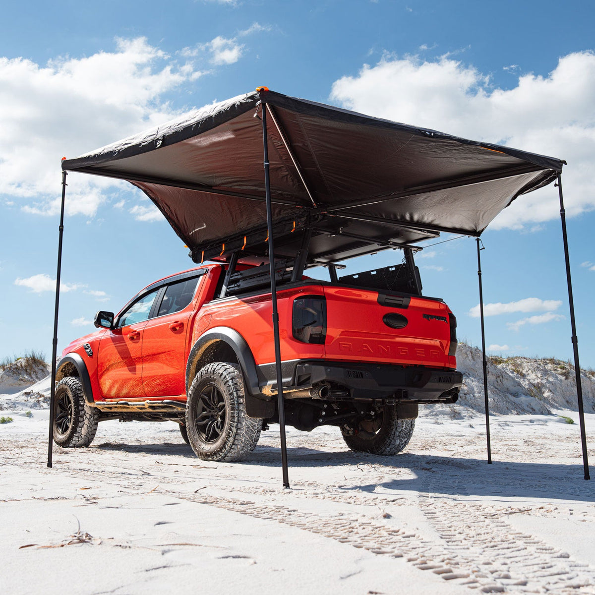 VIKOR 270 degree soft shell awning free standing