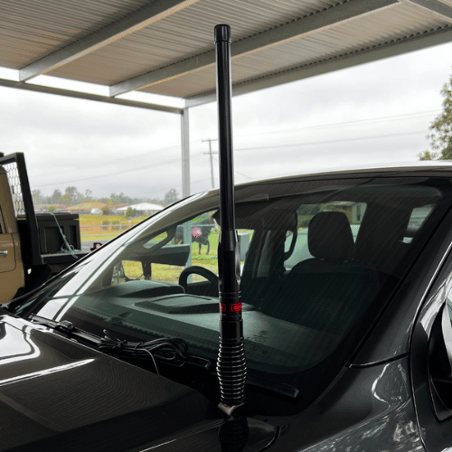 Aerial bonnet mount fitted to Next Gen Ford Ranger