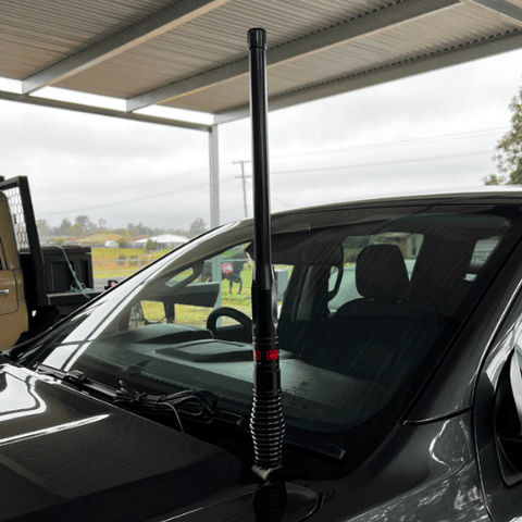 Aerial bonnet mount fitted to Ford Ranger Next-Gen