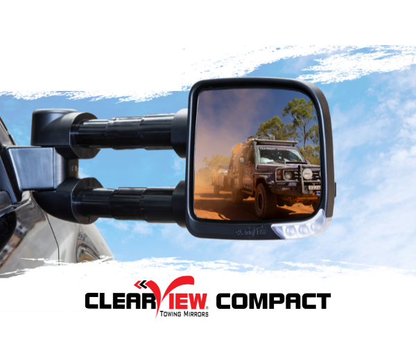 Clearview towing mirror for Ford Everest UA (2015-2022) Compact Towing Mirrors