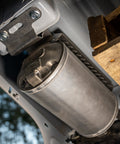 ARB 4L air tank under-tub mount fitted behind the Ranger Raptor wheel arch