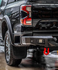 Hamer Nova Series rear bar for Next Gen Ford Ranger, rear three quarter