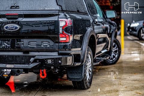 Hamer Nova Series rear bar for Next Gen Ford Ranger, detail view