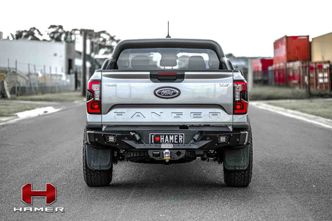 Hamer Nova Series rear bar showing LED work lights