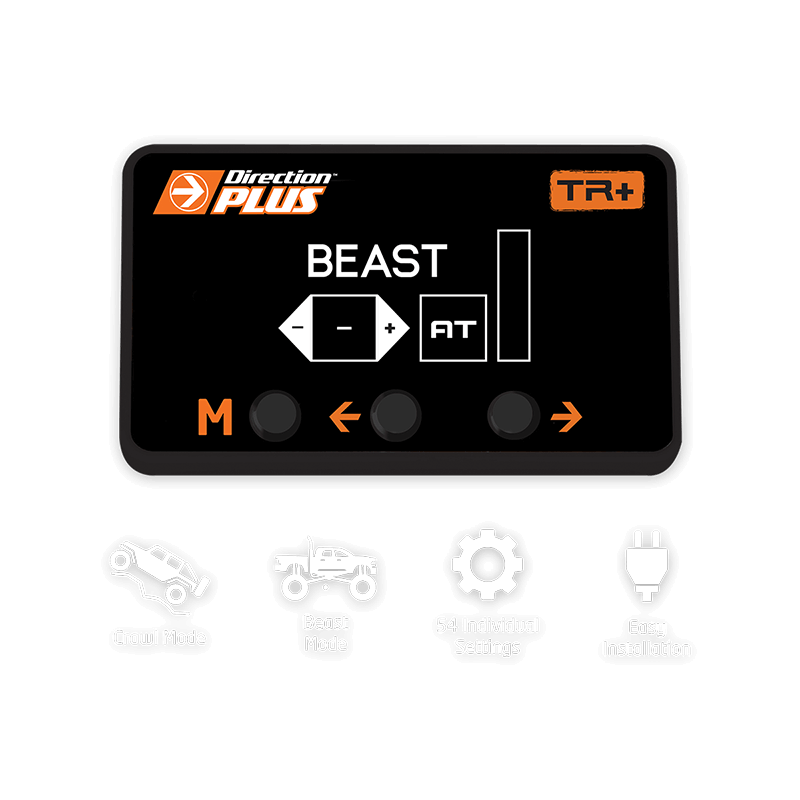 Direction Plus TR+ Throttle Controller for the Next Gen Ford Ranger & Everest (2022+)