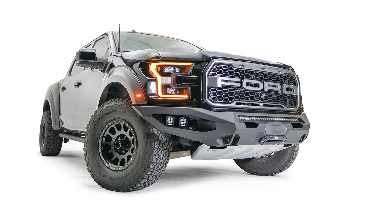 Fab Fours Matrix front bumper Ford F-150 Raptor detail
