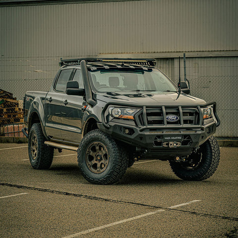 VIKOR Diablo full guard bull bar fitted to a Ford Ranger PX3