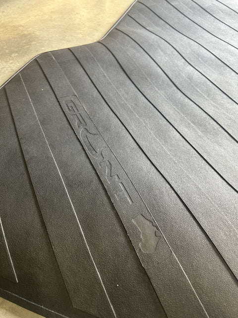 Rubber Tub Mat for the Ford Ranger Raptor Next-Gen spray-in liner, fitted in the tub