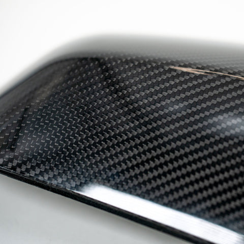 Carbon Fibre Mirror Covers Gloss Close Up