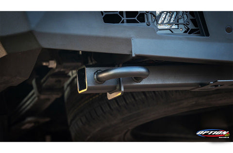 Option 4WD Fighter rear bar for Next Gen Ford Ranger, side detail