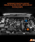 4cyl Filter & Catch Can on the Ford Ranger & Everest Next-Gen, close-up detail