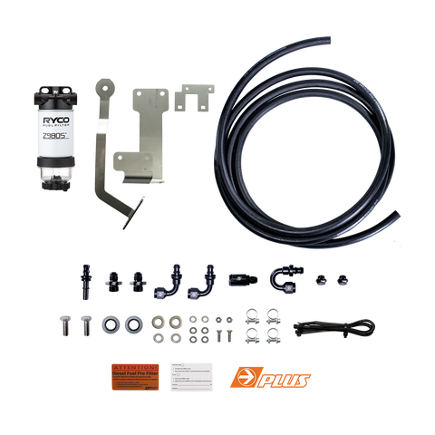 RYCO Pre-Filter Kit on the Ford Ranger & Everest Next-Gen, side view