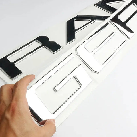 Tailgate Lettering Infill for the Ford Ranger Next-Gen, fitted on the vehicle