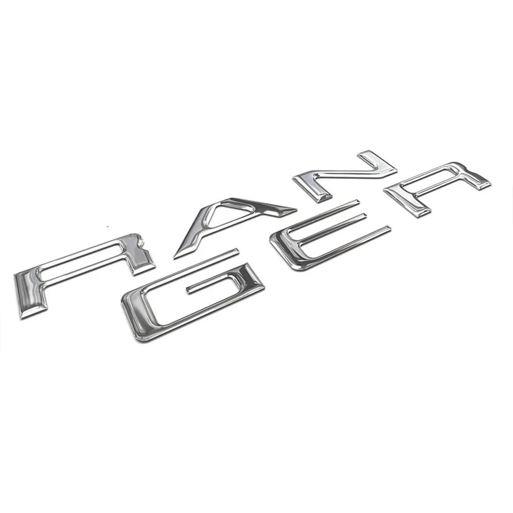 Tailgate Lettering Infill for the Next Gen Ford Ranger, installed detail