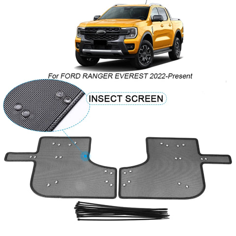 Ford Ranger/Everest 2022-2025 Insect-Proof Air Inlet Protection Covers - view 3