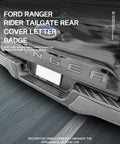 Tailgate Lettering Infill for the Ford Ranger Next-Gen, mounting detail