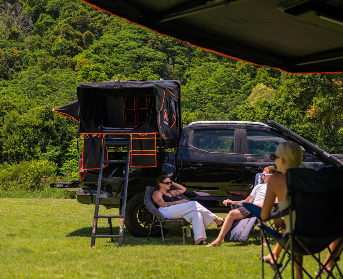 Step Above Rooftop Tent to suit Ford Ranger & Raptor (Side Opening)