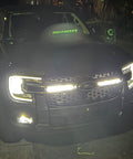 Ford Ranger Next-Gen with light bars fitted behind the factory grille
