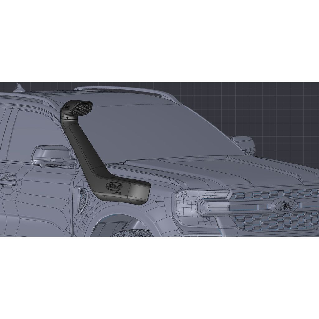 Safari Armax snorkel for Next Gen Ford Ranger and Everest
