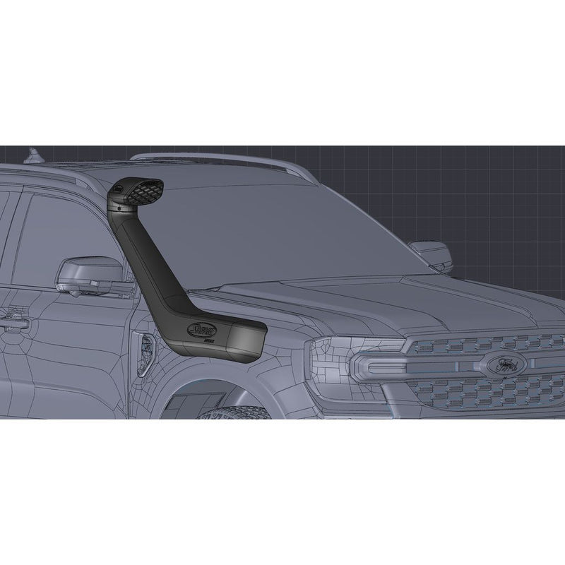 Safari Armax snorkel for Next Gen Ford Ranger and Everest