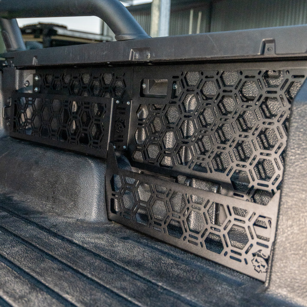 Pirate Camp Co molle panel and storage pockets for Ford Ranger Super Duty, Plastic tub liner (view 4)