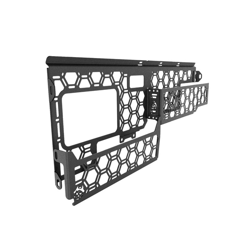 Pirate Camp Co molle panel and storage pockets for Ford Ranger Super Duty, Plastic tub liner