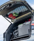 Everest rear molle window panel with gear attached