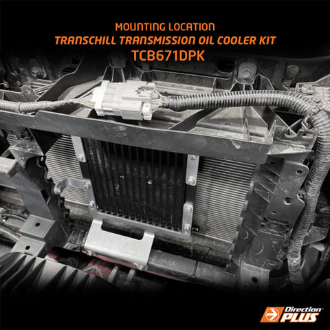 4cyl Transmission Cooler on the Ford Ranger & Everest Next-Gen, close-up detail
