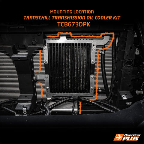 V6 Transmission Cooler on the Ford Ranger & Everest Next-Gen, close-up detail