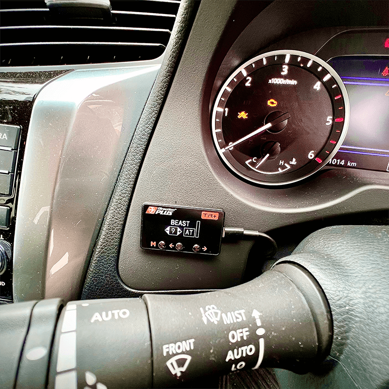 TR+ Throttle Controller on the Next Gen Ford Ranger & Everest, fitted on the vehicle