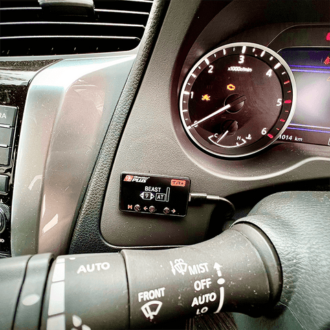 TR+ Throttle Controller on the Ford Ranger & Everest Next-Gen, fitted on the vehicle