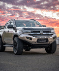 VIKOR Diablo pre-runner bull bar fitted to a Volkswagen Amarok NF