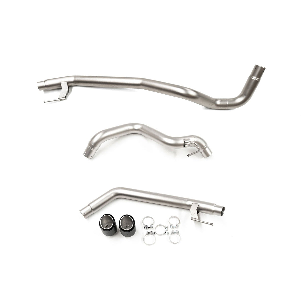 Raptor Axle-Back Exhaust - Sandblasted Stainless Steel