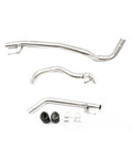 Raptor Axle-Back Exhaust - Brushed Stainless Steel