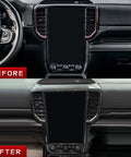 ABS Carbon Fibre Style Infotainment Screen Air Vent Panel to suit Next Gen Ranger / EverestInteriorNXG