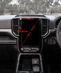ABS Carbon Fibre Style Infotainment Screen Air Vent Panel to suit Next Gen Ranger / EverestInteriorNXG