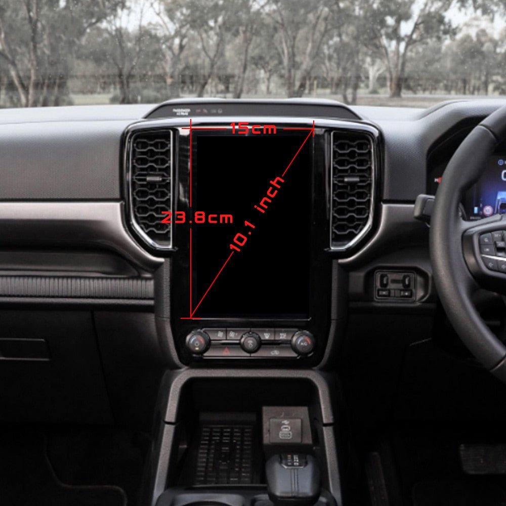 ABS Carbon Fibre Style Infotainment Screen Air Vent Panel to suit Next Gen Ranger / EverestInteriorNXG
