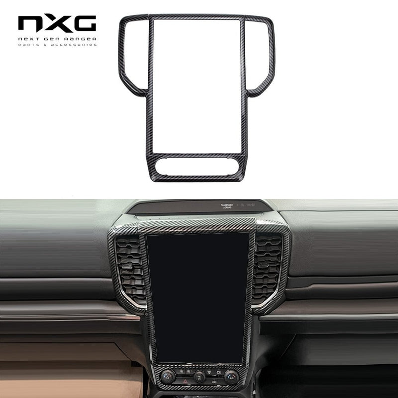 NXG Screen Air Vent Panel Cover fitted to a Next Gen Ford Ranger & Everest (2022+)
