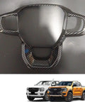 ABS Carbon Fibre Style Steering Wheel Trim to suit Next Gen RangerInteriorNXG