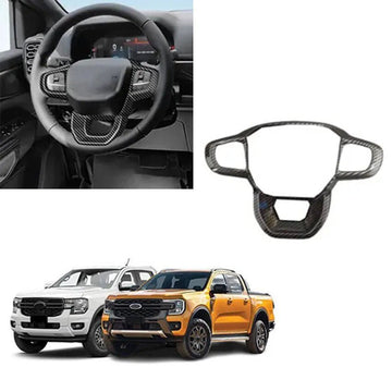 ABS Carbon Fibre Style Steering Wheel Trim to suit Next Gen RangerInteriorNXG