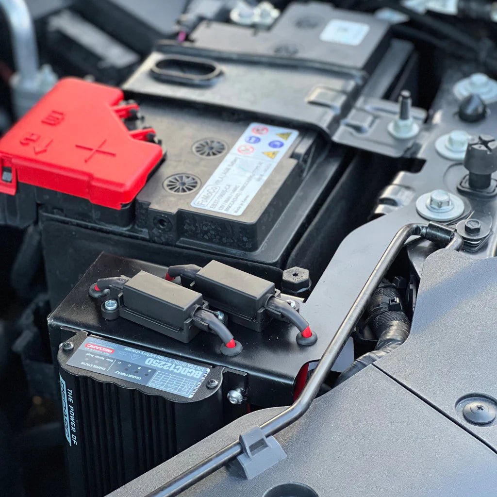 BCDC Accessory Mount on the Next Gen Ford Ranger & Everest, close-up detail