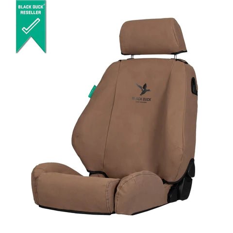 Canvas Seat Covers on the Next Gen Ford Ranger Raptor, mounting detail