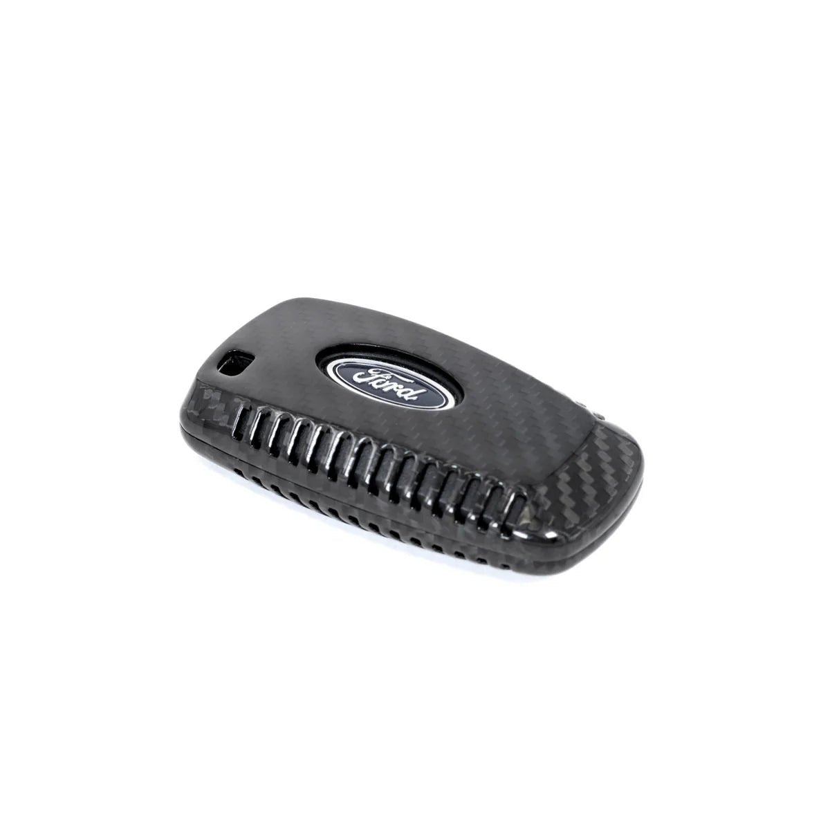 Carbon Fibre Key Case on the Next Gen Ford Ranger & Everest, rear three-quarter view